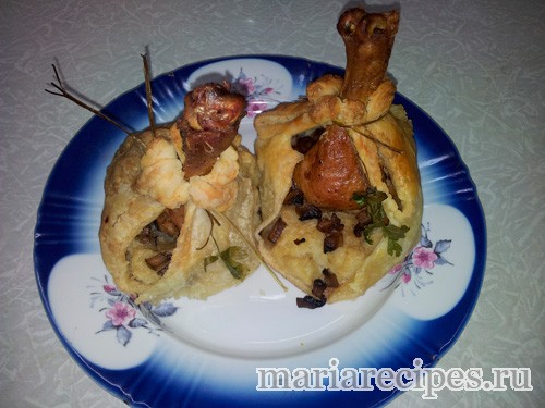 Курица в мешочке