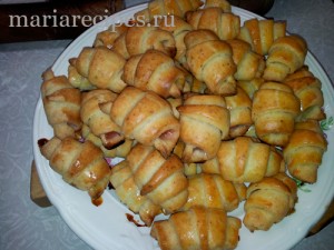 Рецепт рогаликов из творожного теста