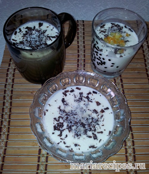 Творожный десерт с желатином