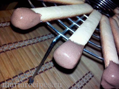 Детские десерты, печенье "Спички". Рецепт