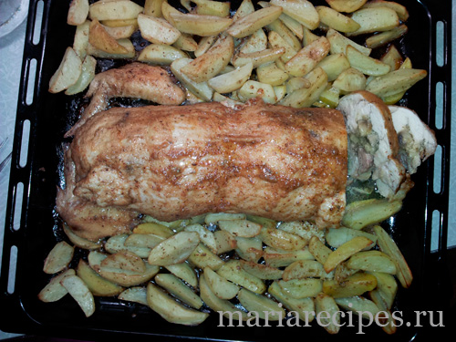 Рулет из целой курицы рецепт