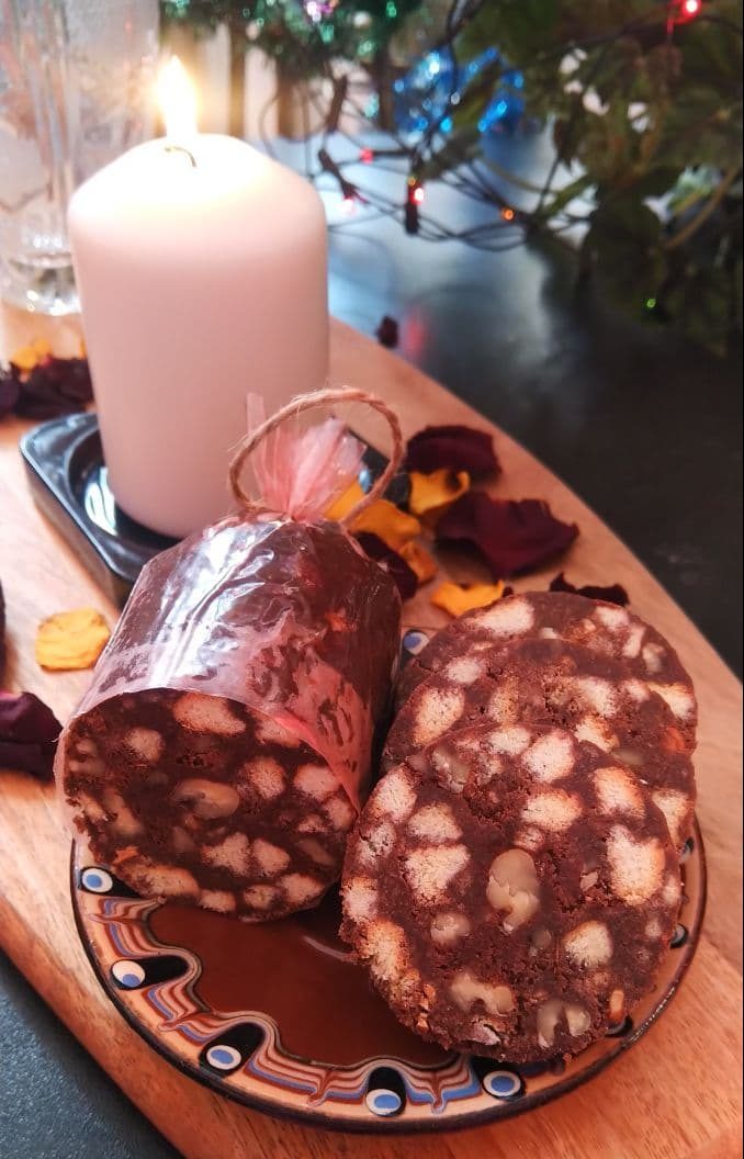 рецепт классической шоколадной колбасы