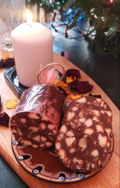 рецепт классической шоколадной колбасы