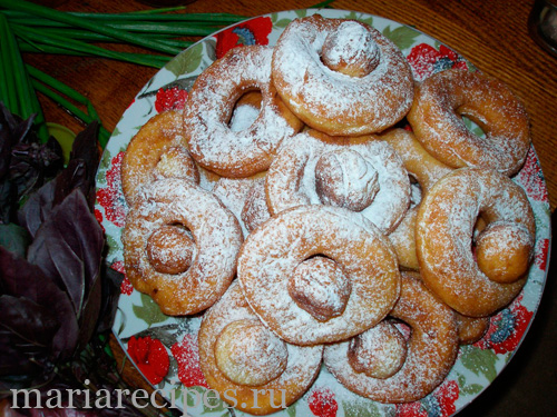 Творожные пончики во фритюре