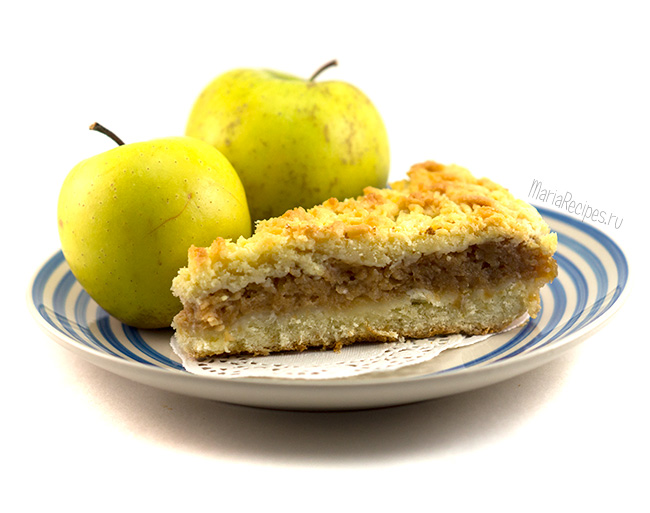 песочный яблочный пирог рецепт