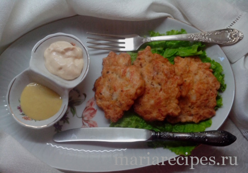 оладьи из куриной грудки