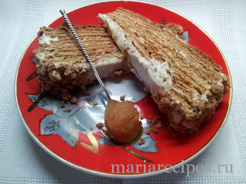 торт медовик со сгущенкой