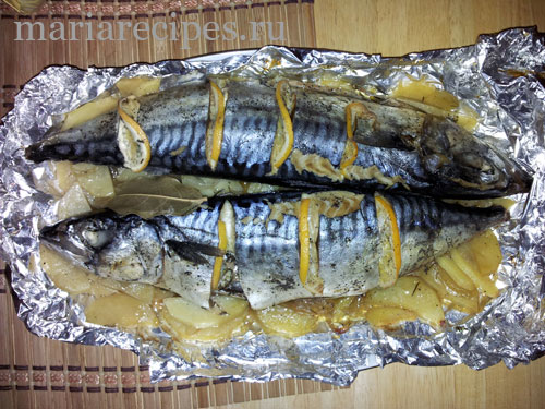 рецепт скумбрии запеченной в духовке
