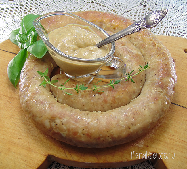 Домашняя колбаса из курицы