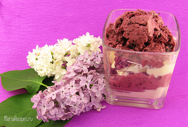 домашнее мороженое пломбир