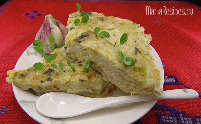 кабачковая запеканка с сыром