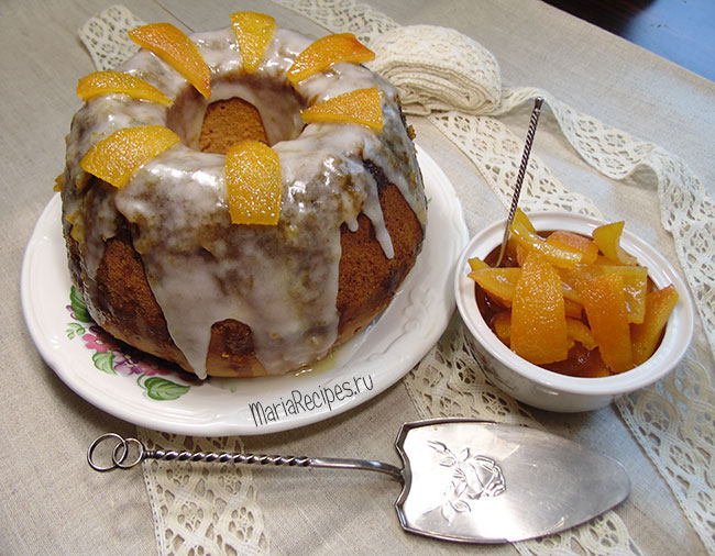 апельсиновый кекс рецепт