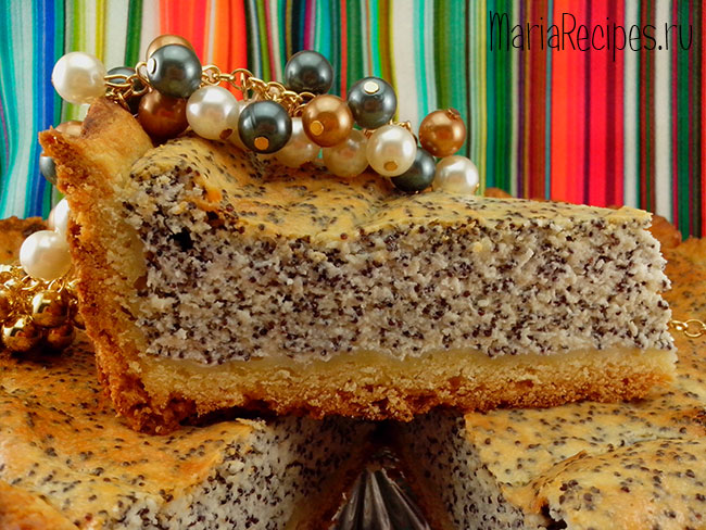 творожный пирог с маком