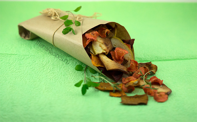 овощные чипсы в духовке