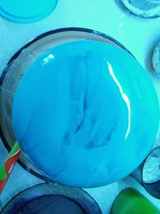 муссовый торт с глазурью леопард