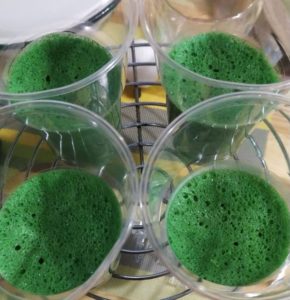 молекулярный бисквит мох в микроволновке