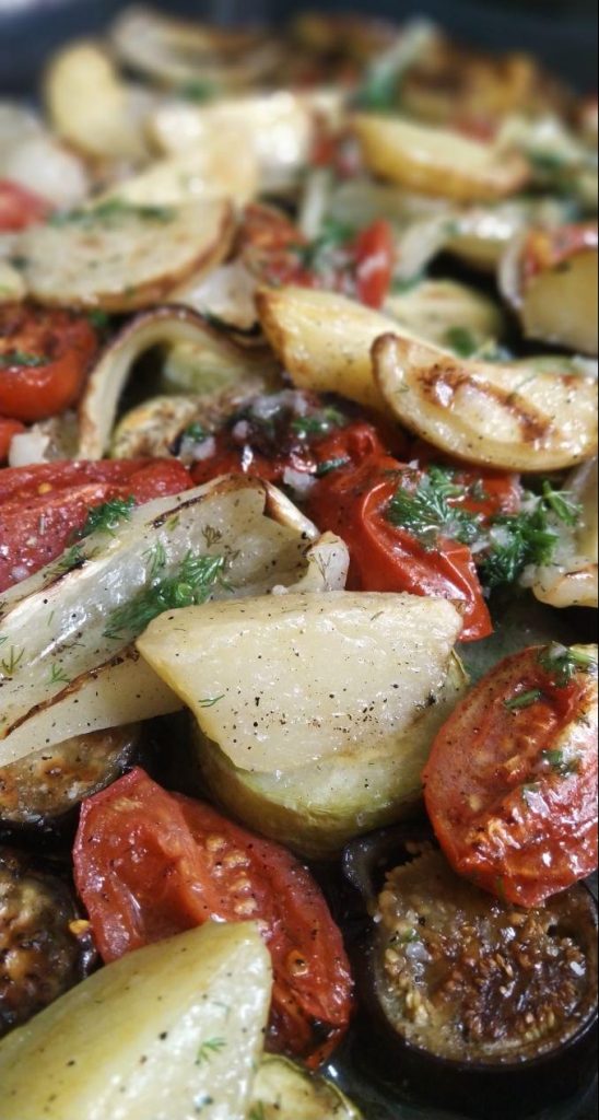 печеные овощи в духовке